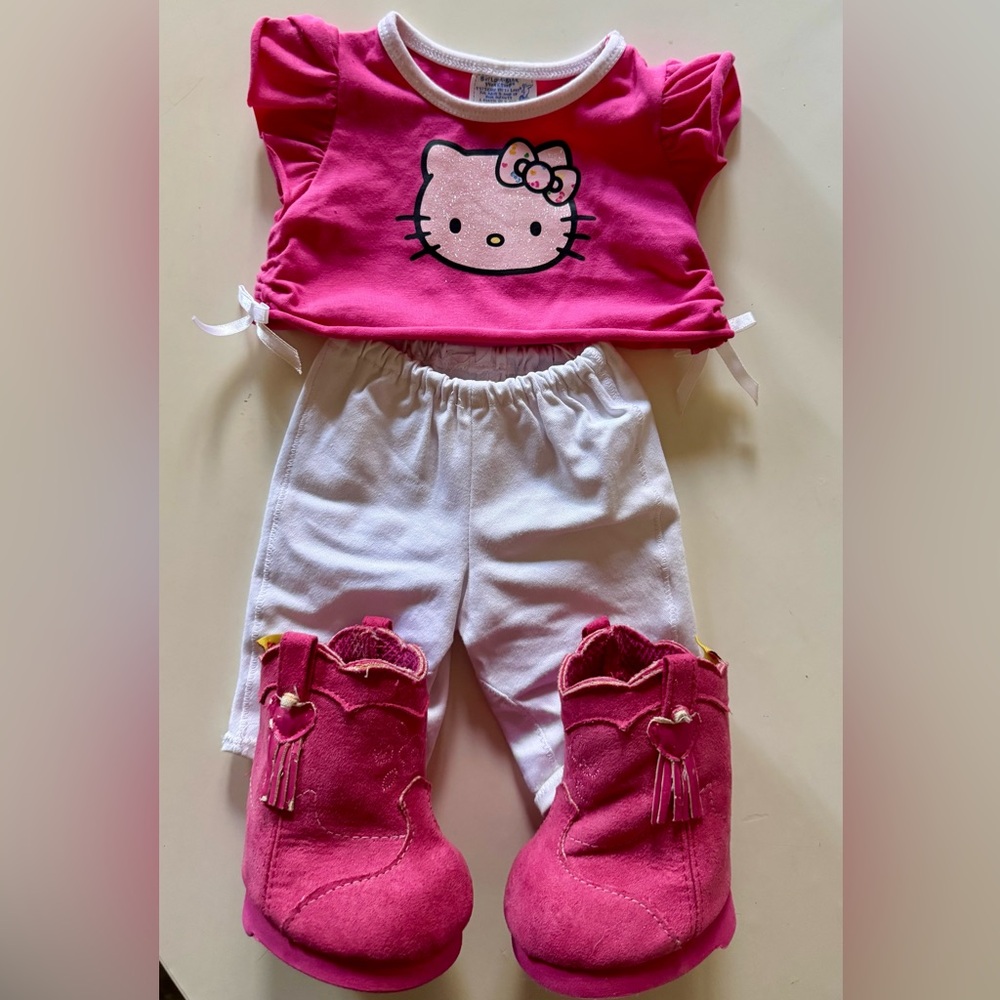 Hello kitty build a bear clothes outfit Bab Sanrio vintage